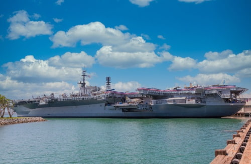 USS Midway aircraft carrier in San Diego